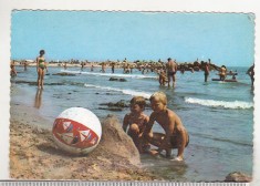 bnk cp Eforie Nord - Vedere de pe plaja - circulata - marca fixa