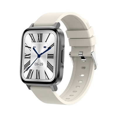 Ceas Smartwatch Twinkler TKY-F60, Gri cu Monitorizare ritm cardiac, Tensiune arteriala, Calitate somn, Distanta parcursa, Calorii, Pasi foto