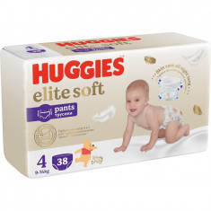 Scutece chilotel Huggies Elite Soft Pants 4, 9-14 kg, 38 buc