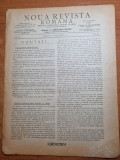 Noua revista romana 18 septembrie 1911-criza politica internationala