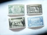 Serie Romania 1933 100 Ani Turnu Severin , 4 valori