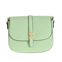 Geanta verde crossbody din piele ecologica