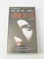 Caseta video VHS originala film tradus Ro - Crime in Vis foto