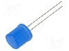 Dioda LED, 9,7mm, albastru, 330...500mcd, 20mA, 2,7...3,4V, OPTOSUPPLY - OSB5SAA6K4A