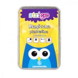 Plastilina magica Strigo in cutie metalica, Albastru deschis