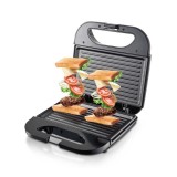 Sandwich maker tip grill RAF, 750W, placi antiaderente, indicator luminos, incalzire pe ambele parti