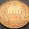 Moneda 10 LIRE TURCESTI - TURCIA, anul 1987 * cod 1427 A