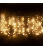 Perdea 330 LED-uri IP44 alb cald 5m 6W REBEL