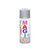 Spray Vopsea Argintie Crom Magic 450ml, Metal, Sticla, Plastic, Lemn - Uscare Rapida, Aderenta Excelenta
