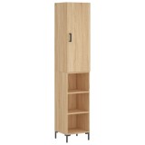 Cumpara ieftin Dulap inalt, stejar sonoma, 34,5x34x180 cm, lemn prelucrat