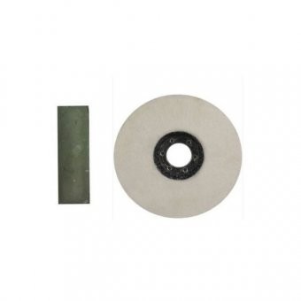 Disc pasla frontal pentru polizor unghiular 125 mm cu pasta abraziva slefuit verde foto