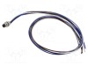 Conector M8 soclu tată 5 pini 30V 3A IP67 cablu 0,5m LUTRONIC