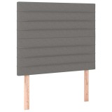 Cumpara ieftin Tablie de pat gri inchis 90x5x118/128 cm, material textil