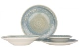 Bonna Set de vesela (Large) - Rivus Ethnic - 24 bucăți - 6 persoane - Porţelan