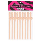 Cumpara ieftin Set 9 Paie de baut, Lovetoy, Willy Straws