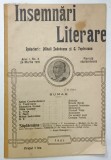 INSEMNARI LITERARE , REDACTORI : M. SADOVEANU si G. TOPIRCEANU , NR. 8 , 1919