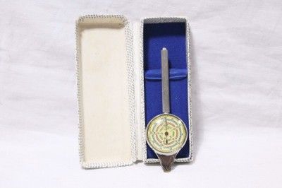 Opisometru curbimetru instrument masura harta vechi vintage foto