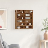 vidaXL Dulap cu vitrină, lemn vechi, 60x8,5x58 cm, lemn prelucrat