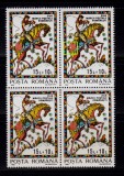 Cumpara ieftin RO 1993 LP 1312 &quot;Ziua marcii postale rom.&quot;, bloc de 4 EROARE catalogata ,MNH, Nestampilat