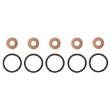 Set reparatie injectoare Land Rover Dicovery 2 2.5td5 1998-, Defender 2.5td5 1998-, 5 orificii pentru injector, 5 x saibe de cupru, ERR6417