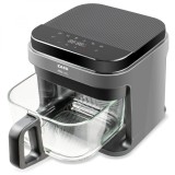 Cumpara ieftin Airfryer Friteuza cu aer cald ZASS ZAF 09 culoare Gri 1200W, 5,5L - RESIGILAT