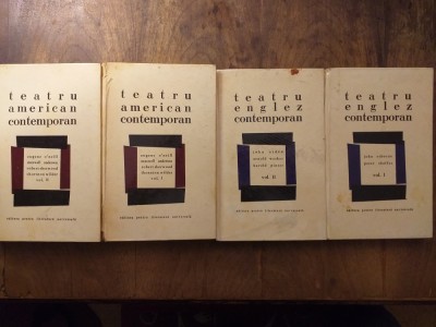 Teatrul american/englez contemporan, 2+2vol. foto