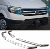 Cumpara ieftin Ornamente Cromate Inox Grila Fata VW Crafter 2016-2022 - Set 4 Bucati, Tuning Exterior Auto