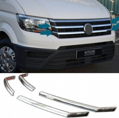 Ornamente inox grila masca fata cromate Vw Crafter 2016-2024
