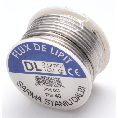 Fludor de Lipit cu pasta ,100g - 2mm , SN60PB40 foto