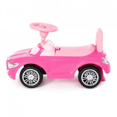Mașinuță - Supercar, roz, fară pedale, 66x28.5x30 cm, 1-3 ani, Băieți foto