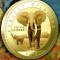 Zambia 1000 Kwacha 2014 UNC Elefantul African 40mm