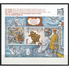 Romania 2004 Mi 5867/69 bl 343 MNH - LP 1659 - Evenimente Europa