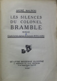 LES SILENCES DU COLONEL BRAMBLE par ANDRE MAUROIS , roman , d&#039; apres les bois originaux de JACQUES BOULLAIRE , 1935