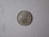 Moneda Newfoundland Canada 5 Cents 1941 Argint aUNC