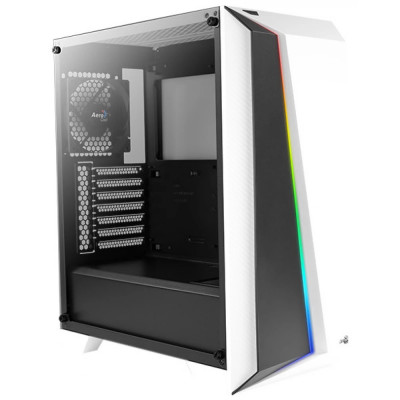 Carcasa AEROCOOL Cylon Pro RGB TG alb foto