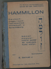 E Samuel J - Hamillon Deutsch ungarisch hebraisches Worterbuch und Sprachubung foto