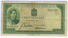 Romania 500 lei 1934 Fine P36a foto