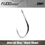 Carlige Fudo Shin Aji Ring Black Nickel Nr.5 12buc/plic