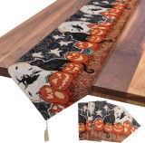 Cumpara ieftin Aleer de masa Yisscen pentru Halloween, 34.5 x 177.5 cm, multicolor