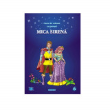 Mica Sirena, Carte de Colorat cu Povesti A4, Eurobookids