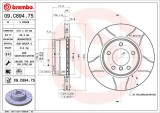BREMBO 09.C894.75 XTRA LINE - Max Disc frana