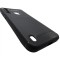 Husa tip capac spate Carbon silicon neagra pentru Motorola Moto G8 Power Lite