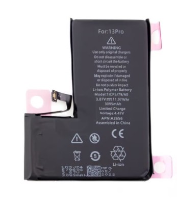 Acumulator pentru Apple iPhone 13 Pro, 3095 mAh, Li-Ion, cu adeziv baterie, Negru foto
