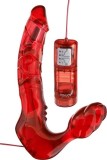 Strap-On Bend Over Boyfriend cu vibratii, Toy Joy