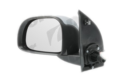 Oglinda exterioara Fiat Panda (169), 09.2009-12.2012, partea Dreapta, culoare sticla crom, sticla convexa, carcasa grunduita, ajustare electrica, foto