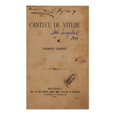 George Coșbuc, C&amp;acirc;ntece de vitejie, 1904 foto