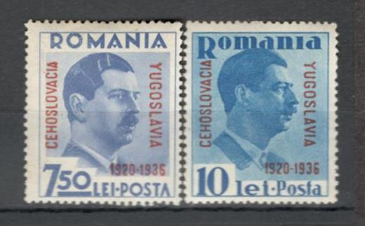 Romania.1936 16 ani Mica Antanta-supr. YR.38