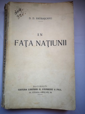 In fata natiunii - D. D. Patrascanu foto