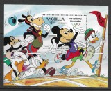 Anguilla 1984 - Disney, Jocurile Olimpice, sport, colita neuzata