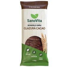 RONDELE GRAU CU GLAZURA CACAO 66GR
